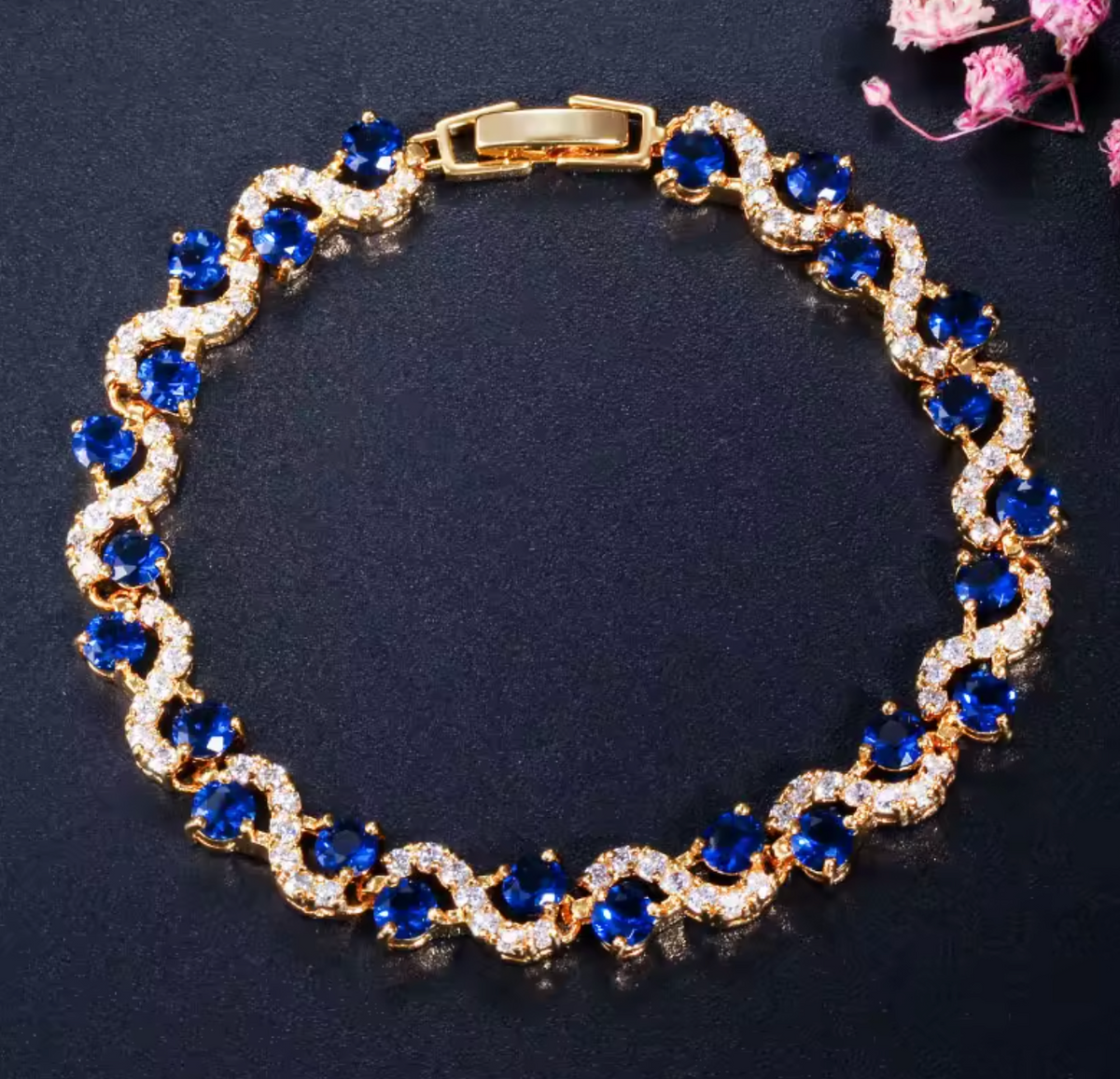 Colorful Round Stone Bracelet