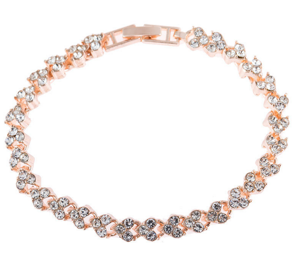 Elegant Full-Diamond Bracelet