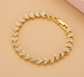 Elegant Full-Diamond Bracelet