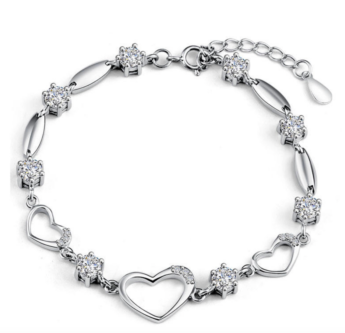 Electroplated Peace Buckle Bracelet