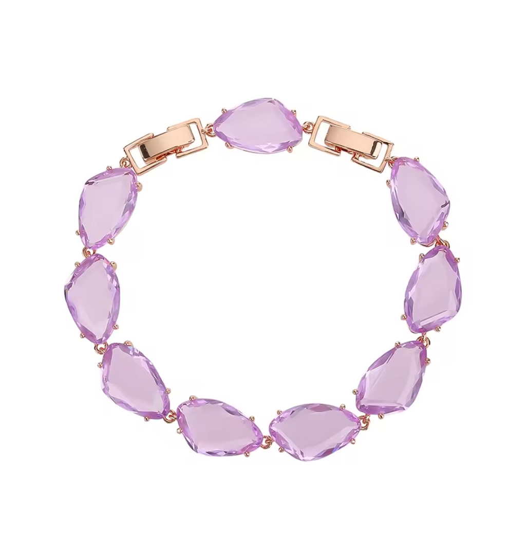 Geometric Cubic Zirconia Bracelet